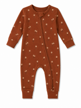 Load image into Gallery viewer, Clay Daisy Zip Pajamas