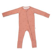Load image into Gallery viewer, Bamboo Pink Bow Romper