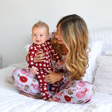 Load image into Gallery viewer, Christmas Red Plaid Bamboo Pjs