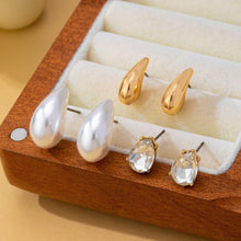 Load image into Gallery viewer, Teardrop Trio Stud Earring Set