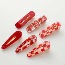 Load image into Gallery viewer, Valentine Barrette Hair Clip (Set of 2)