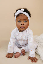 Load image into Gallery viewer, Bamboo Zip Romper | Gingham & Goose