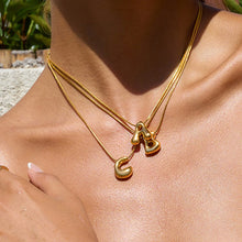 Load image into Gallery viewer, Groovy Initial Necklace