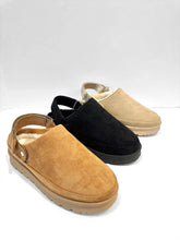 Load image into Gallery viewer, Cozy Up Slingback Slipper - TAN