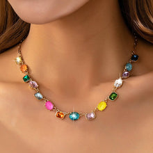 Load image into Gallery viewer, Multicolor Gemstone Necklace
