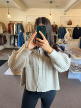 Load image into Gallery viewer, Everly Ribbed Sweater Cardigan