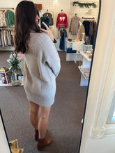 Load image into Gallery viewer, Turtle Neck Mock Knit Dress