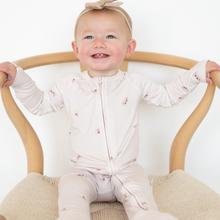 Load image into Gallery viewer, Bamboo Fawn Meadow Romper