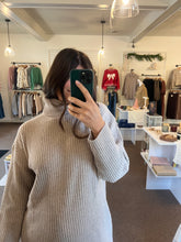 Load image into Gallery viewer, Turtle Neck Mock Knit Dress
