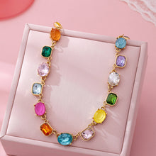 Load image into Gallery viewer, Multicolor Gemstone Necklace