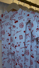 Load image into Gallery viewer, Love Letters Bamboo Zip Pajamas
