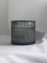 Load image into Gallery viewer, Luxe Candle Collection: Blue Glass Jar