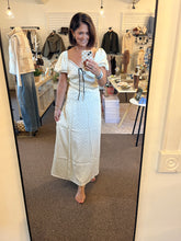 Load image into Gallery viewer, Polka Dot Satin Maxi Dress