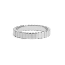 Load image into Gallery viewer, 18K Gold PVD Stainless Steel Fluted Stacking Ring