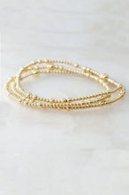 Load image into Gallery viewer, Gold Ball Bracelet Set
