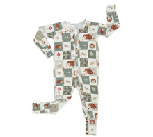 Load image into Gallery viewer, Harvest Hedgehogs Bamboo Zippy Pajamas