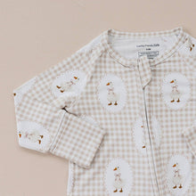 Load image into Gallery viewer, Bamboo Zip Romper | Gingham & Goose