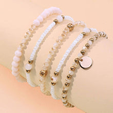 Load image into Gallery viewer, Multi Layered Subtle Pink Bracelet