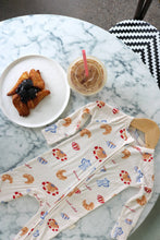 Load image into Gallery viewer, Brunch Club Bamboo Zip Pajamas