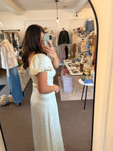 Load image into Gallery viewer, Polka Dot Satin Maxi Dress