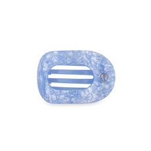 Load image into Gallery viewer, Blue Lagoon Small Flat Round Hair Clip