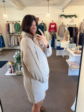 Load image into Gallery viewer, Turtle Neck Mock Knit Dress