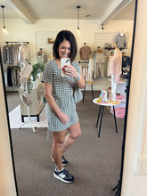 Load image into Gallery viewer, gingham set black