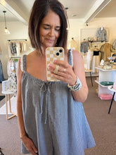 Load image into Gallery viewer, Harbor Breeze Navy Romper