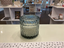 Load image into Gallery viewer, Luxe Candle Collection: Blue Glass Jar