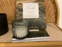 Load image into Gallery viewer, Luxe Candle Collection: Blue Glass Jar