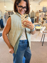 Load image into Gallery viewer, Evergreen Stripe Vest