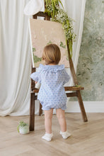 Load image into Gallery viewer, Organic Cotton Frill Bloomer - Mon Amour Stripe Indigo