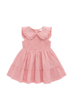Load image into Gallery viewer, Organic Cotton Claudine Dress - Swiss Pink