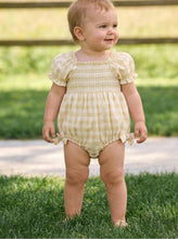 Load image into Gallery viewer, Gingham Plaid Girl Romper