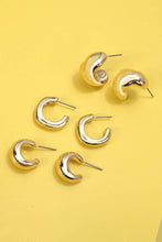 Load image into Gallery viewer, Bubbly Mini Huggie Trio Earrings