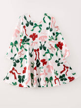 Load image into Gallery viewer, Matilda Bow Print Dress