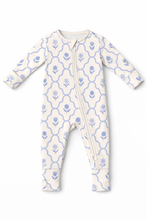 Load image into Gallery viewer, Dutch Floral Zip Pajamas