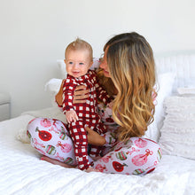 Load image into Gallery viewer, Christmas Red Plaid Bamboo Pjs
