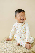 Load image into Gallery viewer, Little Pumpkin Zippy Romper Fall Baby Bamboo Pajamas PJs