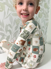 Load image into Gallery viewer, Harvest Hedgehogs Bamboo Zippy Pajamas