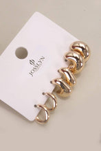 Load image into Gallery viewer, Bubble Hoop Huggie Trio Earrings