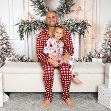 Load image into Gallery viewer, Christmas Red Plaid Bamboo Pjs