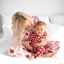 Load image into Gallery viewer, Christmas Red Plaid Bamboo Pjs
