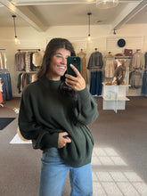 Load image into Gallery viewer, Cozy Day Oversized Sweater - Olive
