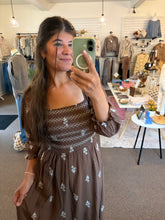 Load image into Gallery viewer, Morgan Floral Embroidered Midi Dress
