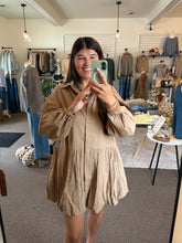 Load image into Gallery viewer, Everyday Cotton Shirt Dress
