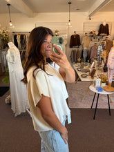 Load image into Gallery viewer, Cream Cozy Knit Top
