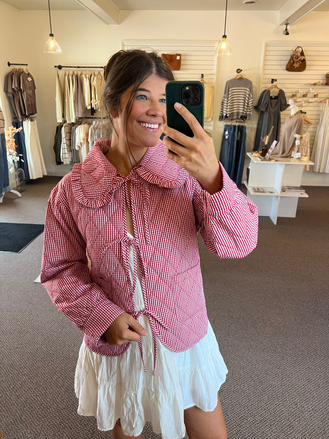 Arielle Plaid Jacket