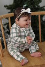 Load image into Gallery viewer, Pine Plaid Zip Pajamas
