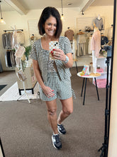 Load image into Gallery viewer, gingham set black
